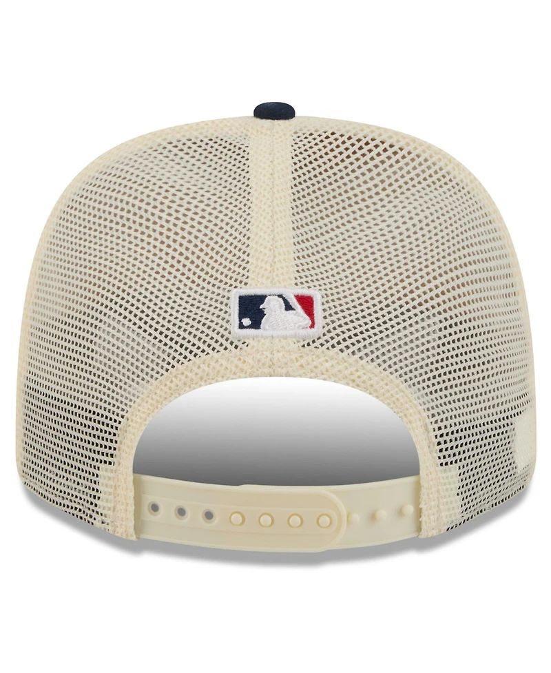 New Era Men's N/A Cream/Navy Detroit Tigers Usa 250 Fourth of July 9SEVENTY Adjustable Hat