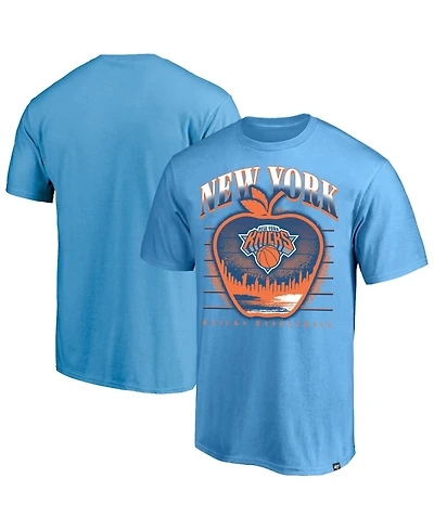 Profile Men's Blue New York Knicks Big & Tall Apple T-Shirt