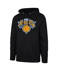 Profile Men's Black New York Knicks Big & Tall Headline Hoodie