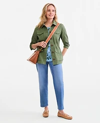 Style & Co Women's Tie Waist Utility Field Jacket, Macy's Exclusive