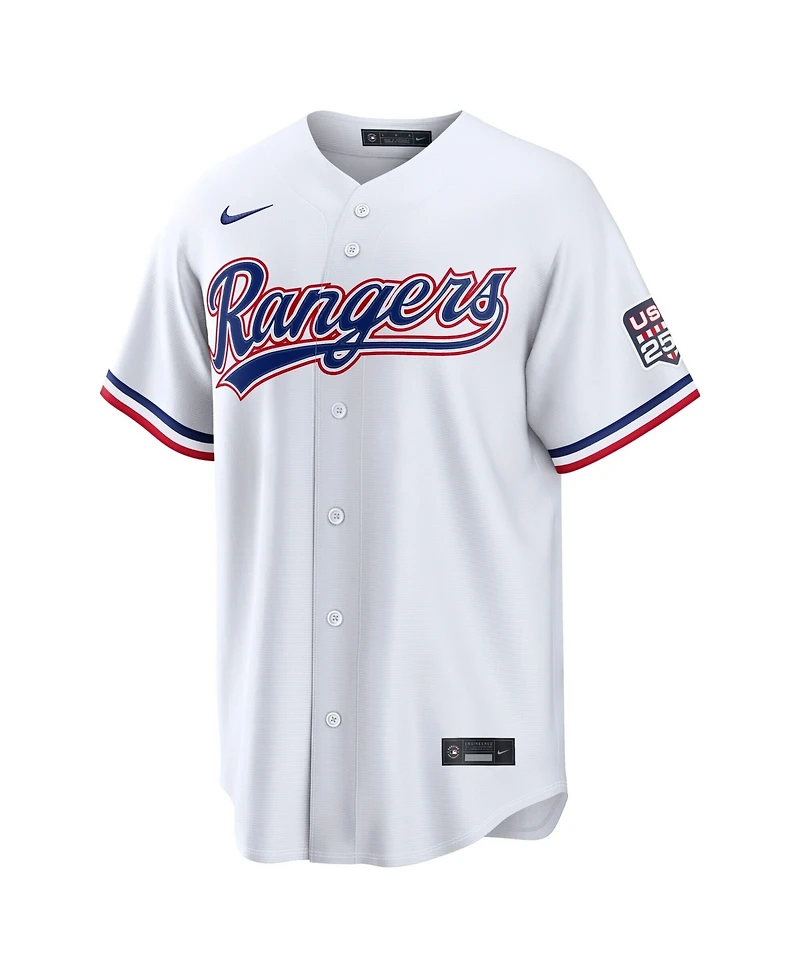 Nike Men's Corey Seager White Texas Rangers Usa 250 Fourth of July Stadium Jersey