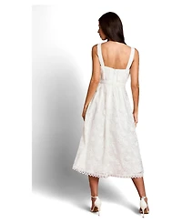 Coast Women's Embroidered Lace Midi Dress