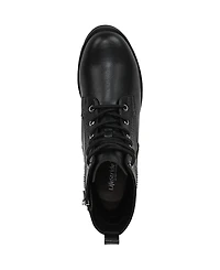 LifeStride Women's Lena Zip Lace-Up Booties