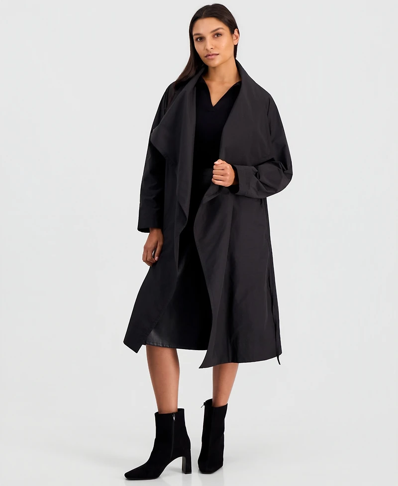 Eileen Fisher Women's High Neck Belted Coat
