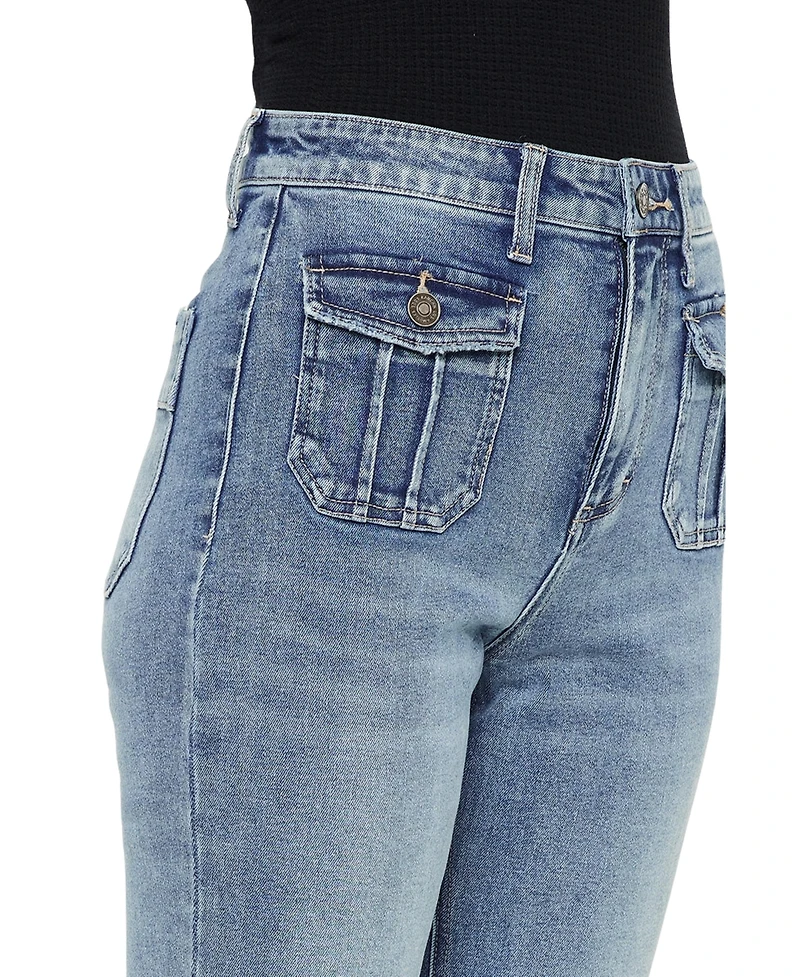 KanCan Women's Carrie High Rise Vintage Bootcut Jeans