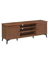 Slickblue Tv Stand for 65" TVs with 2 Doors Mid-Century Modern Design