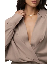 Jluxlabel Women's Skyline Wrap Midi Dress