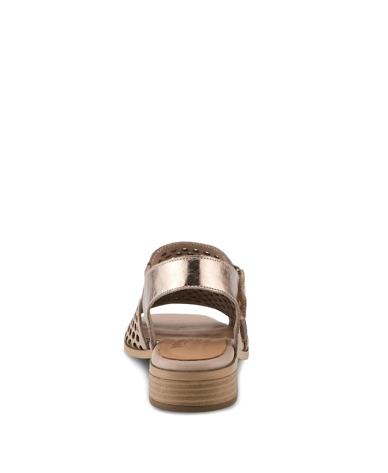 Spring Step Women's Gosset Slingback Sandal with Cushioned Insole