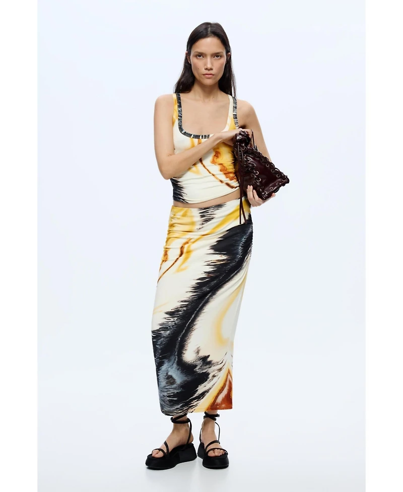 Desigual Women's Printed strappy top