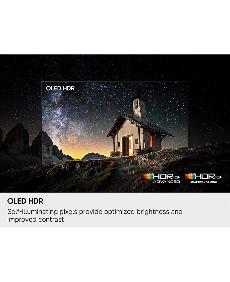 Samsung QN65S85HAEXZA 65" 4K Oled Smart Tv with Dolby Atmos with a Year Amber Protection Plan (2026