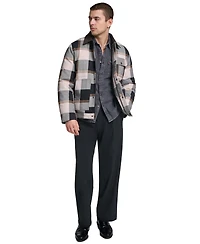 Levi's Men's Plaid Cord Details Shirt Jacket