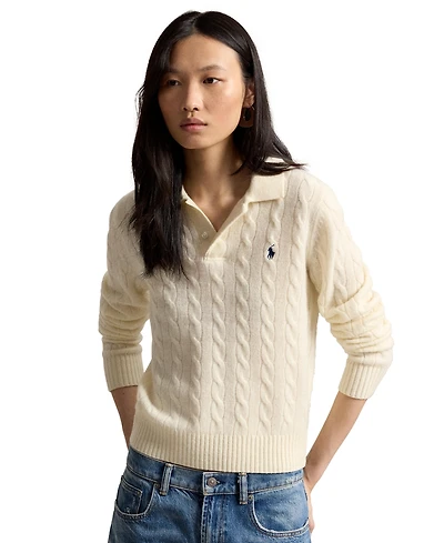 Polo Ralph Lauren Women's Cable-Knit Long-Sleeve Sweater