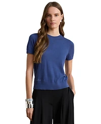 Lauren Ralph Women's Short-Sleeve Sweater