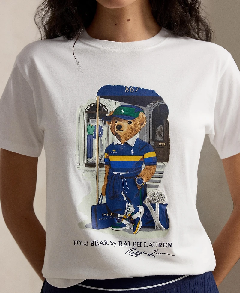 Polo Ralph Lauren Women's Us Open Bear T-Shirt