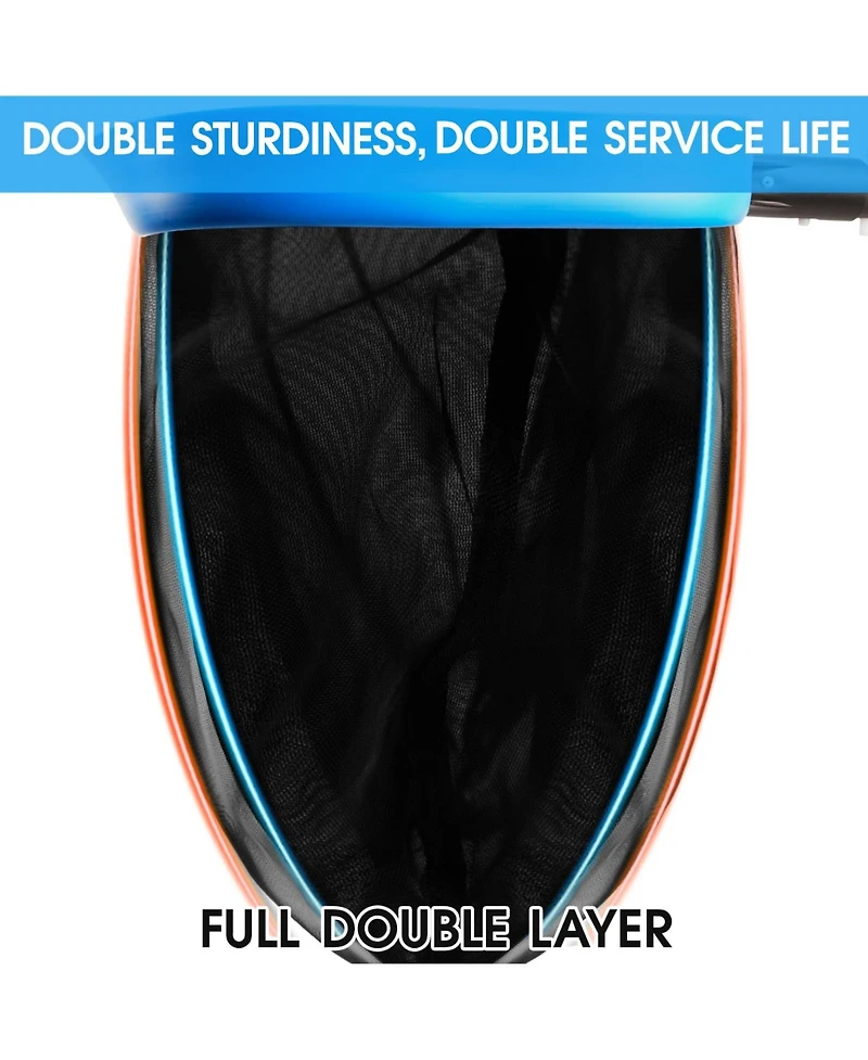 Xdovet Pool Net Rake Double Layer Heavy Duty Fine Mesh No Pole