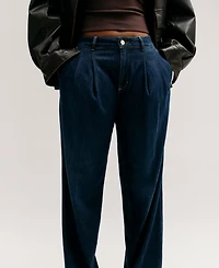 Guess Women's Denim Palazzo Wide-Leg Pants