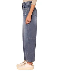 Democracy Petite Cropped Wide-Leg Jeans