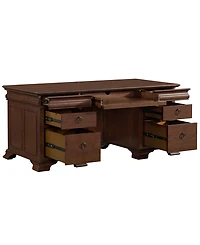 Nelman 30.5" Wood Executive Desk