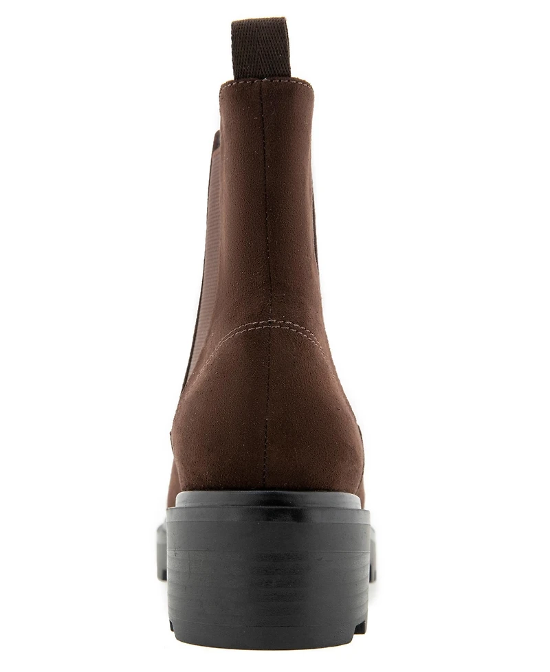 Kensie Women's Elara Lug Sole Chelsea Boot
