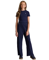 Polo Ralph Lauren Girls' 7-16 Ribbed Boxy T-Shirt