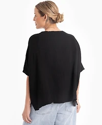 Ocean+Main Women's Square Gauze Top