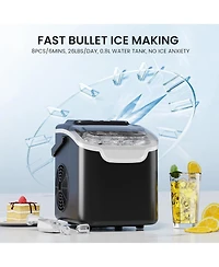 Cowsar Countertop Ice Maker, 8 Ice Cubes in 6 Minutes