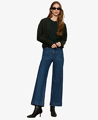 Sanctuary Petite Chelsea Wide-Leg Ankle Jeans