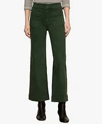 Sanctuary Petite Chelsea Wide-Leg Pocket Ankle Jeans