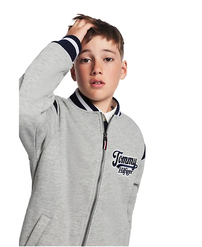 Tommy Hilfiger Boys' 8-20 Zip-Up Logo Bomber Jacket