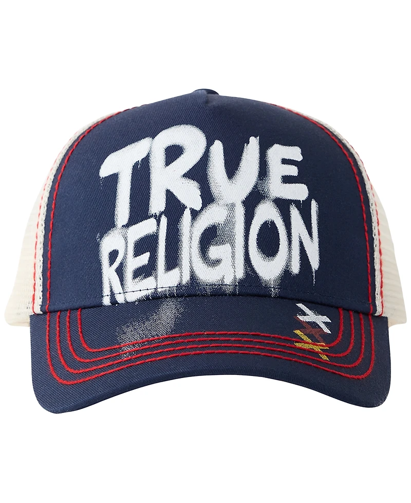 True Religion Men's Graffiti Trucker Hat