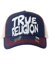 True Religion Men's Graffiti Trucker Hat