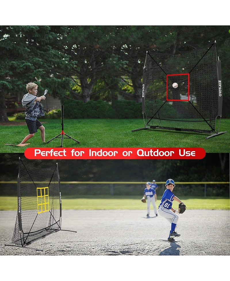 Aoligeijs 6x6ft Baseball Field Training Equipment