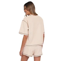 Petal and Pup Women's Melody Knit Short Set