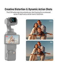 Neewer Ls-45 Camera Lens Accessory with 0.75x for Dji Osmo Pocket 3