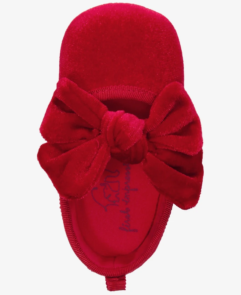 First Impressions Baby Girls' Velvet Bow Ballet Flats, Macy's Exclusive