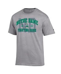 Champion Men's Heather Gray Notre Dame Fighting Irish Varsity T-Shirt