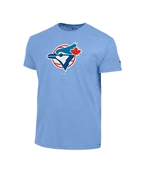 Champion Men's Powder Blue Toronto Jays Cooperstown Logo Tri-Blend T-Shirt