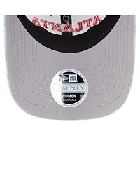 New Era Women's Light Blue Atlanta Braves Daisy All Over 9TWENTY Adjustable Hat