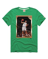 Homage Men's and Women's Dirk Nowitzki Green Dallas Mavericks Topps Trading Card Player Tri-Blend T-Shirt