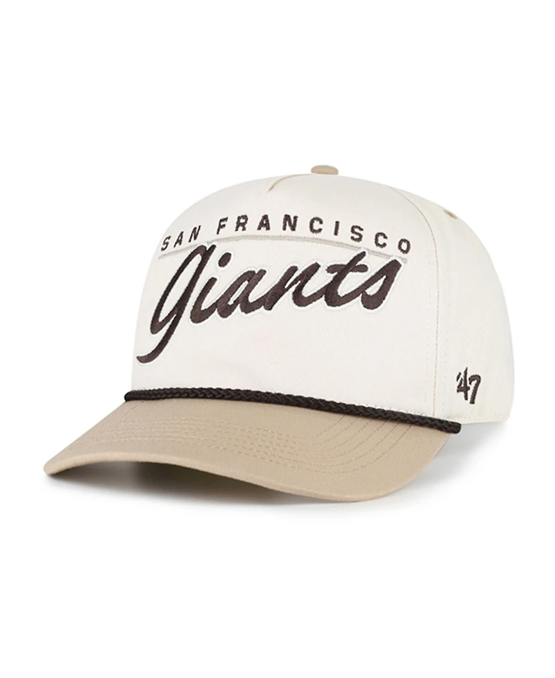 '47 Brand Men's Natural/Tan San Francisco Giants Neutral Terrain Hitch Rope Adjustable Hat