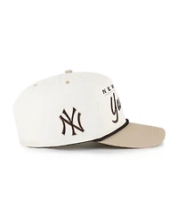 '47 Brand Men's Natural/Tan New York Yankees Neutral Terrain Hitch Rope Adjustable Hat