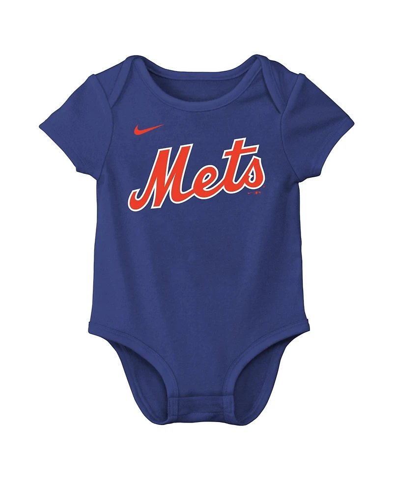 Nike Baby Boys and Girls Juan Soto Royal New York Mets Name & Number Bodysuit