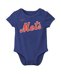 Nike Baby Boys and Girls Juan Soto Royal New York Mets Name & Number Bodysuit
