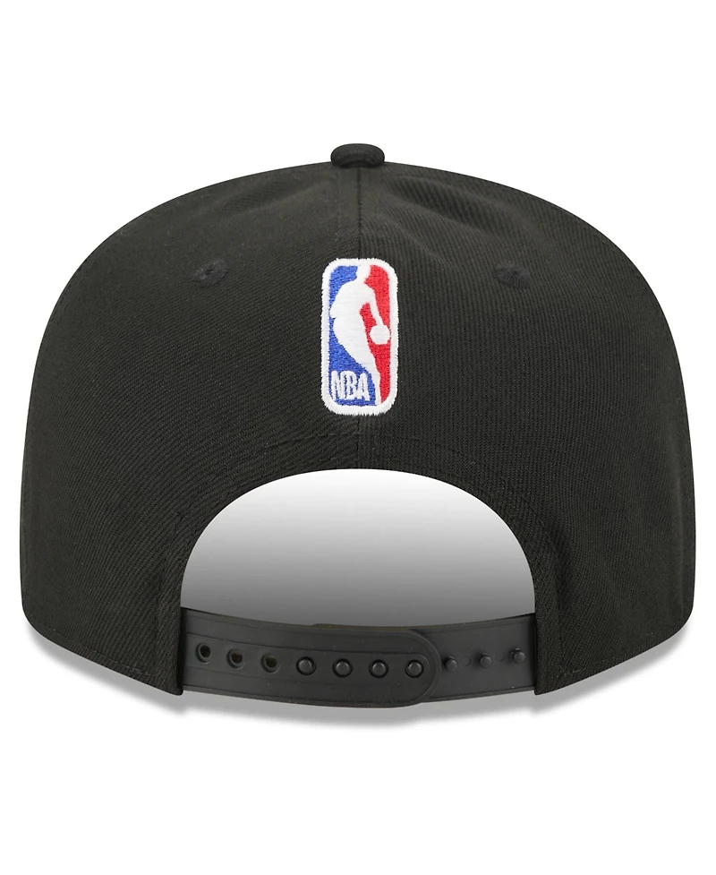 New Era Men's Black Chicago Bulls 2026 Nba Draft Crystal 9FIFTY Snapback Hat