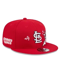 New Era Men's Red St. Louis Cardinals Looney Tunes Bugs Bunny 9FIFTY Snapback Hat