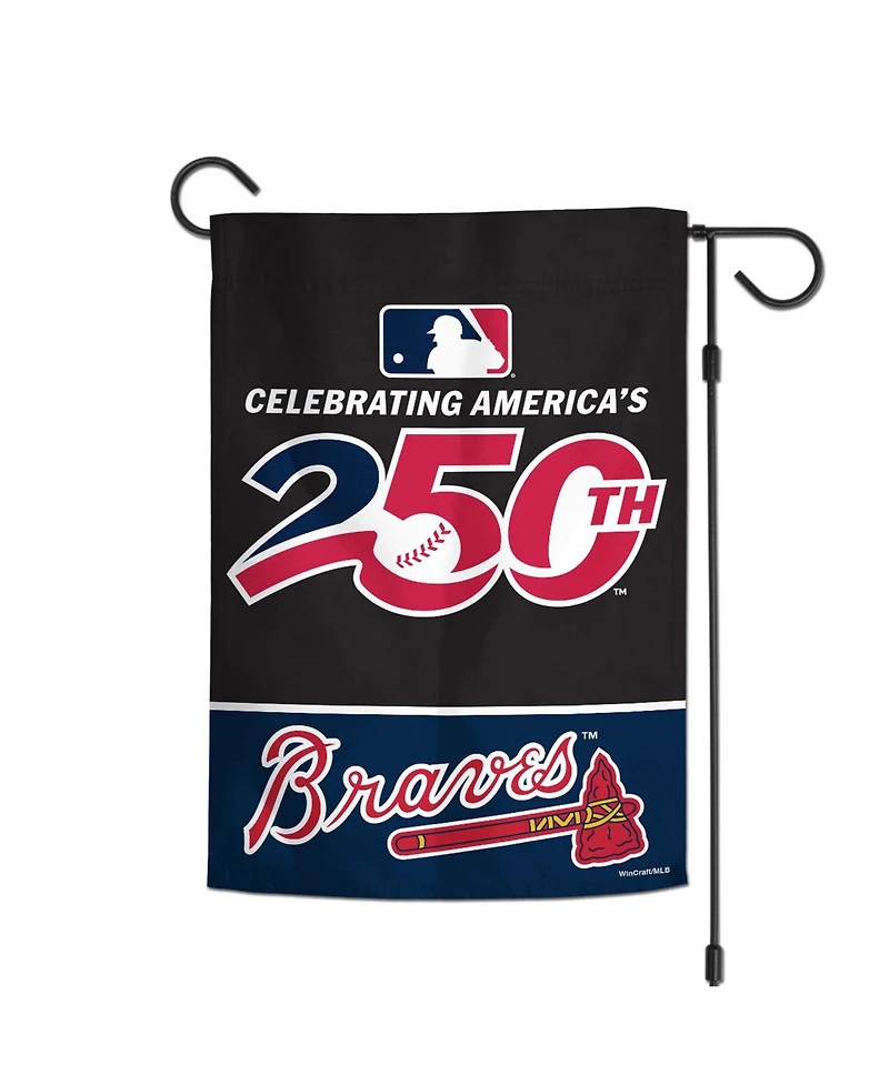 Wincraft Atlanta Braves 12" x 18" Double-Sided America 250 Garden Flag