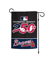 Wincraft Atlanta Braves 12" x 18" Double-Sided America 250 Garden Flag