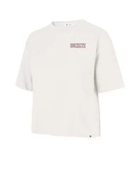 '47 Brand Women's Cream Houston Rockets Love Letter Reed City T-Shirt
