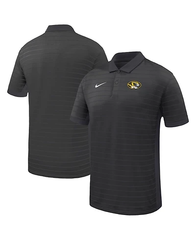 Nike Men's Black Missouri Tigers Victory Stripe Dri-fit Polo Shirt
