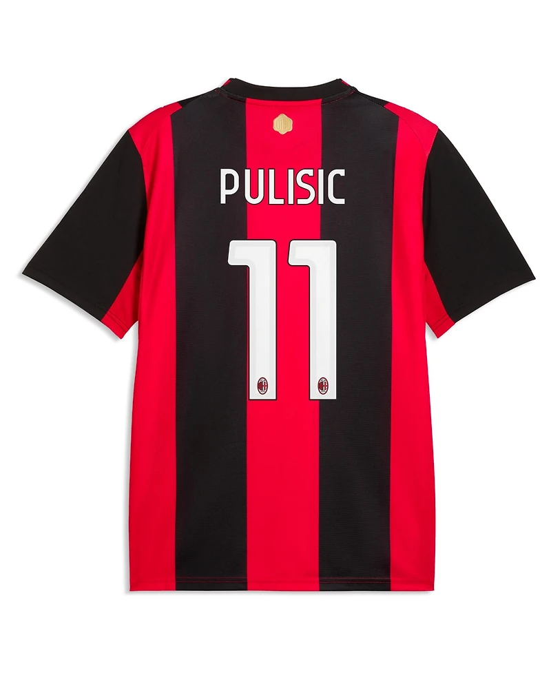Puma Men's Christian Pulisic Black/Red Ac Milan 2026/27 Home Replica Jersey